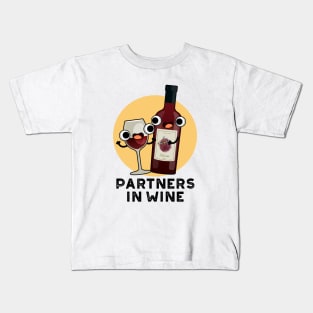 Partners In Wine Funny Drink Pum Kids T-Shirt